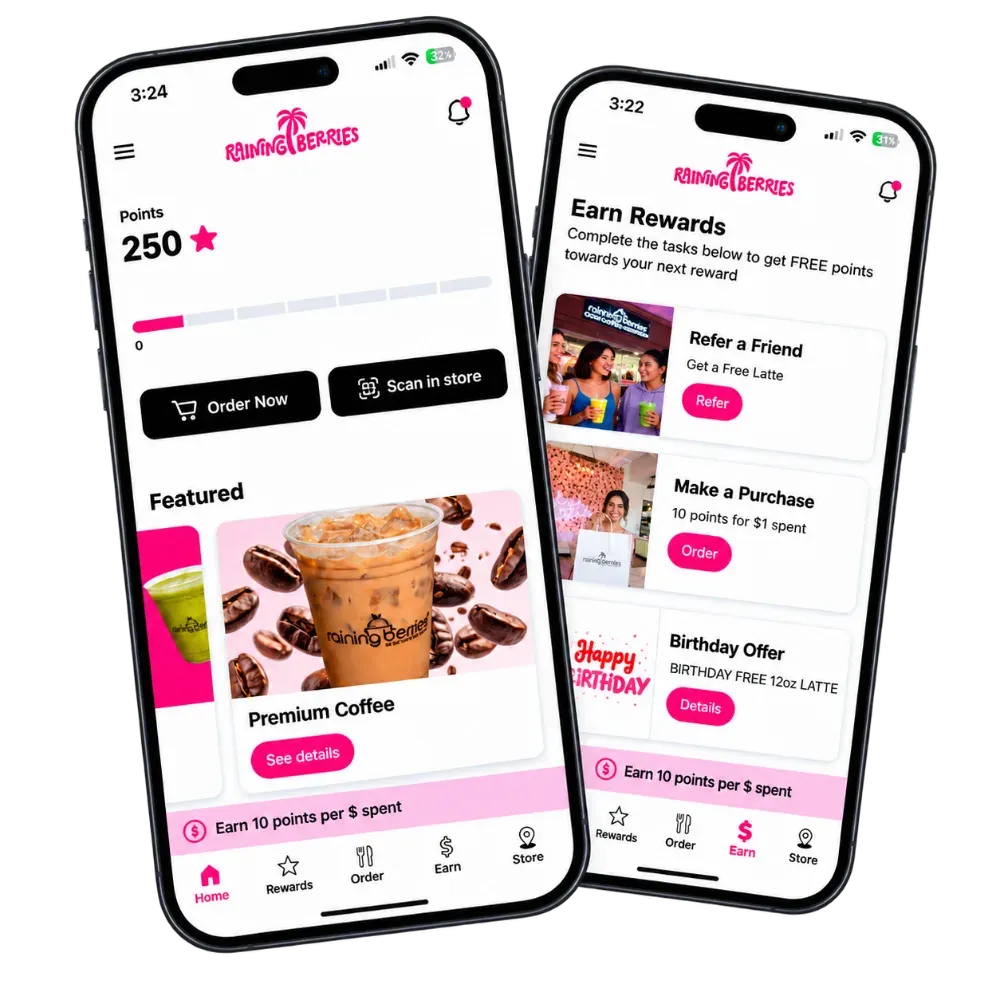 Raining Berries app