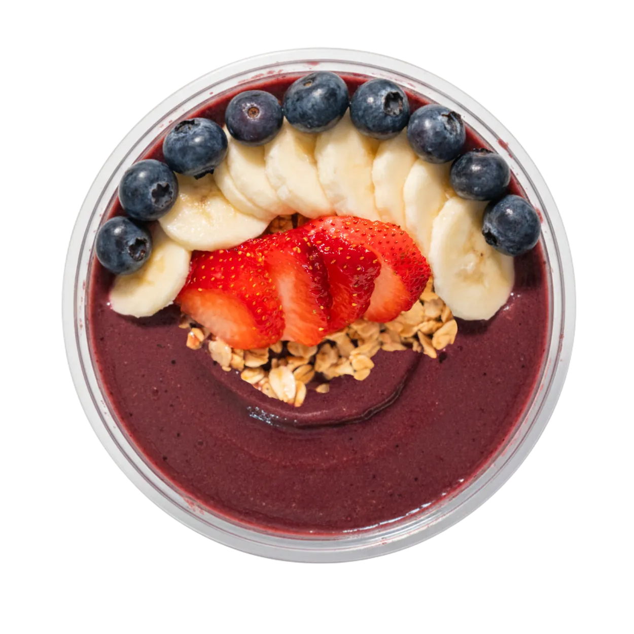 Scoop of organic açaí