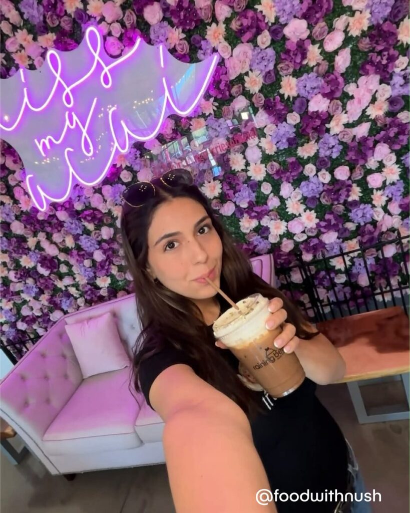 Raining Berries brand ambassador @foodwithnush